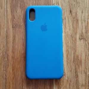 Apple iPhone X Silicone Case - Blue Cobalt